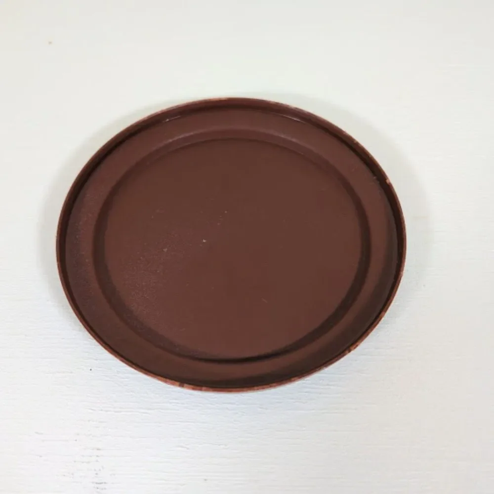 Vintage Tupperware Lid 1207 Harvest Brown Replacement Round Seal 'N Serve 7